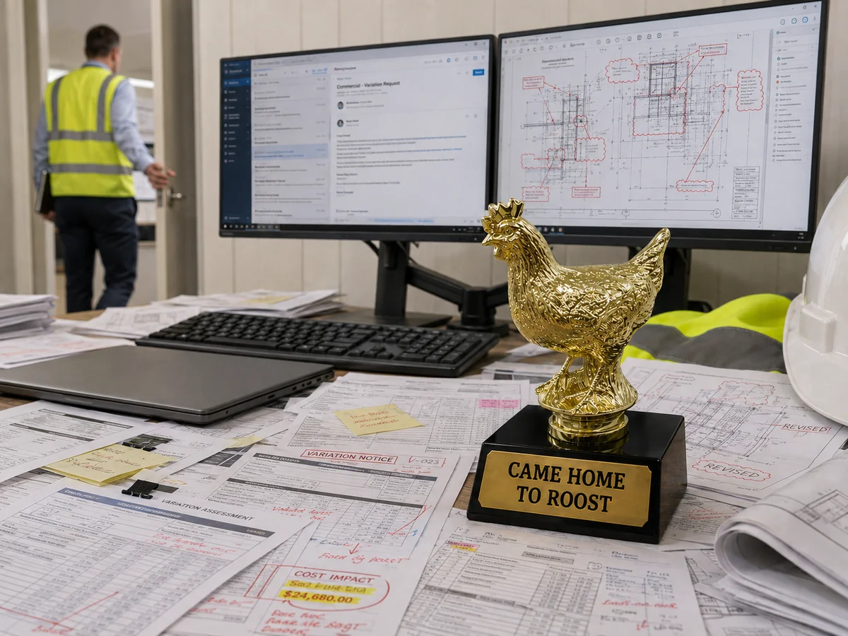 CAME HOME TO ROOST office application