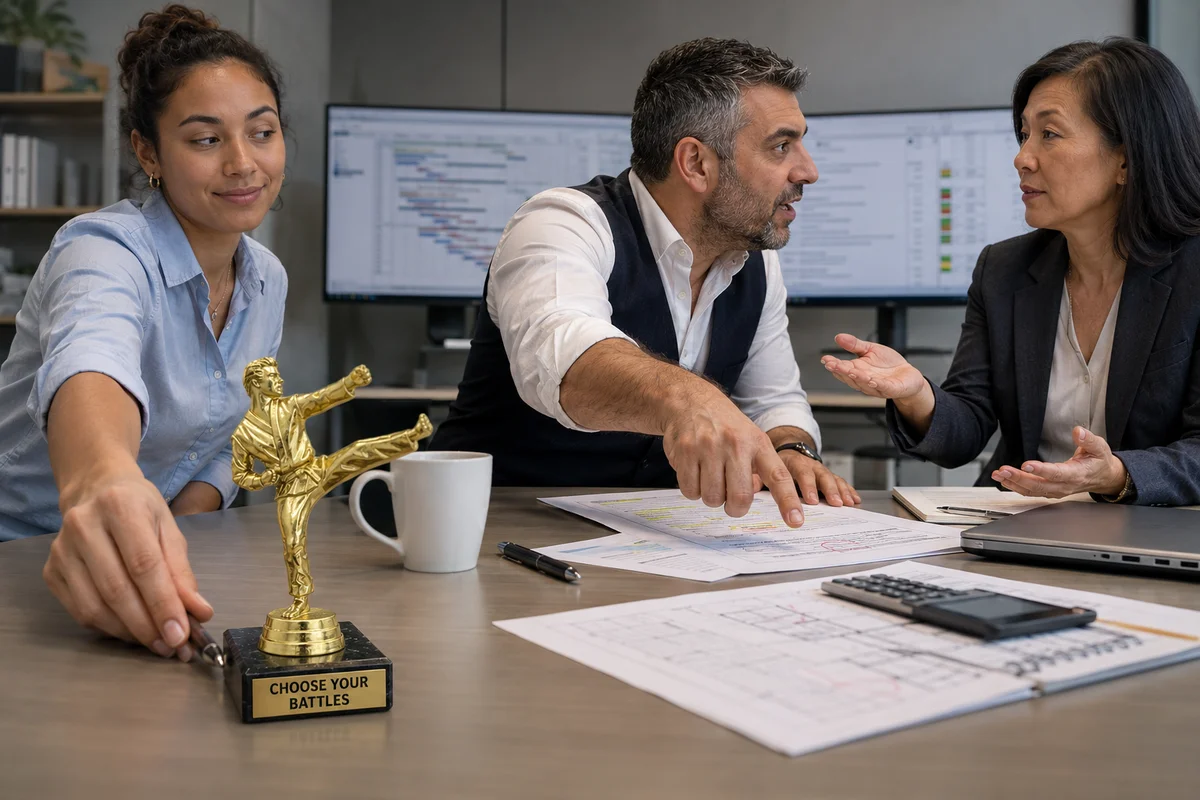 CHOOSE YOUR BATTLES office application
