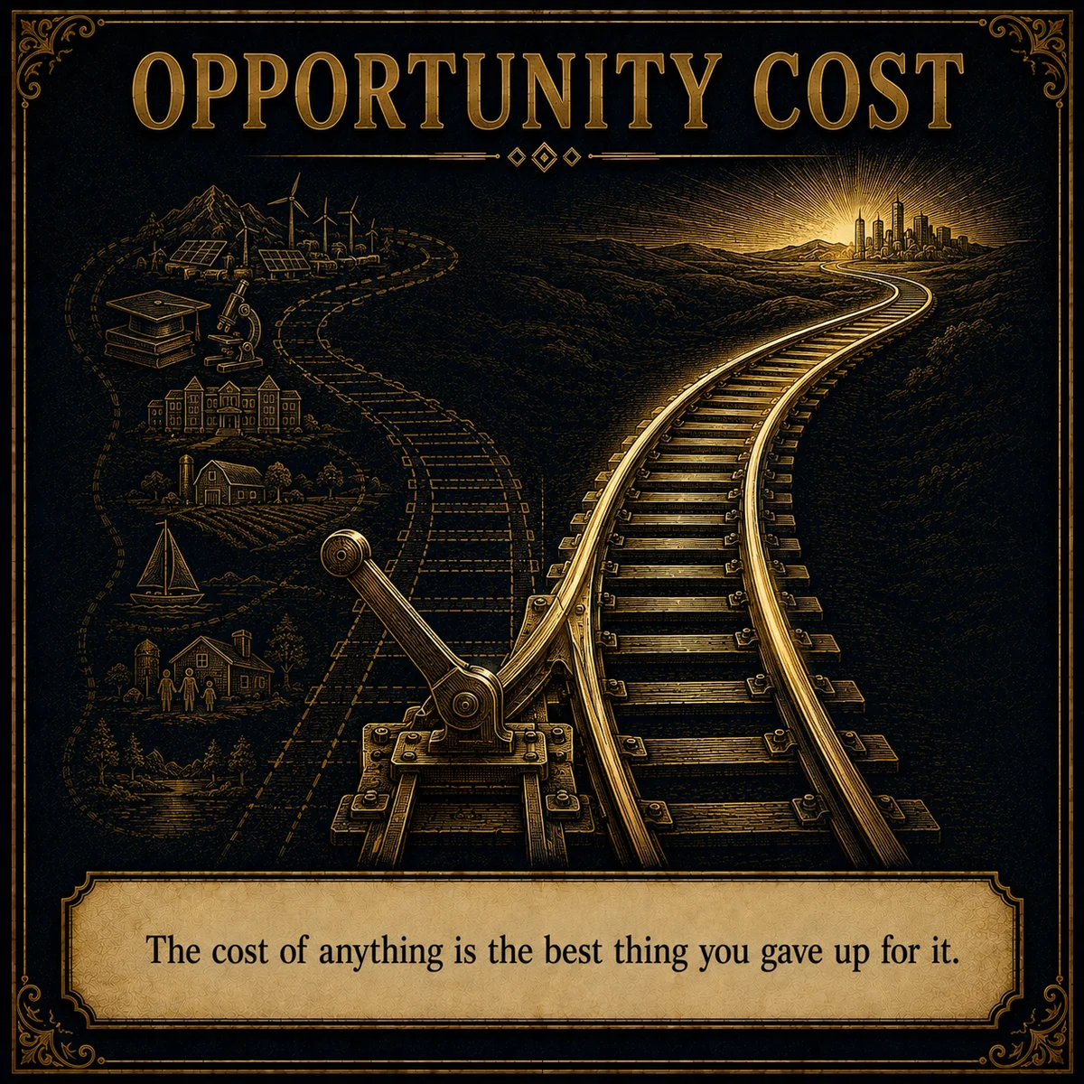 Opportunity Cost operating law artwork