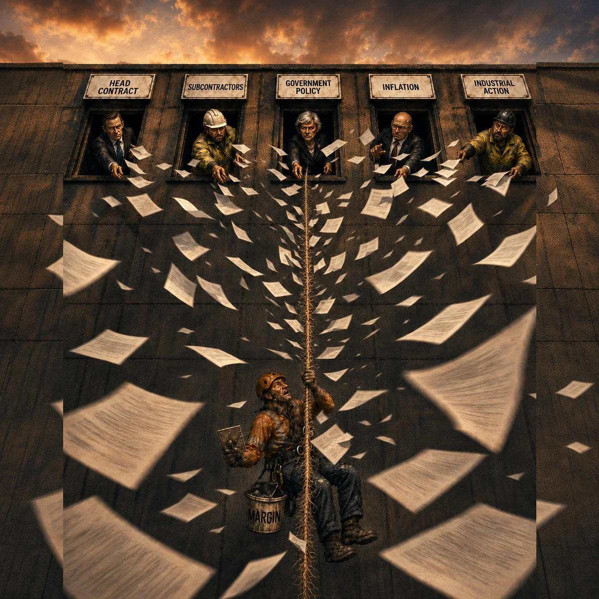 Death by 1000 cuts practical construction wisdom artwork