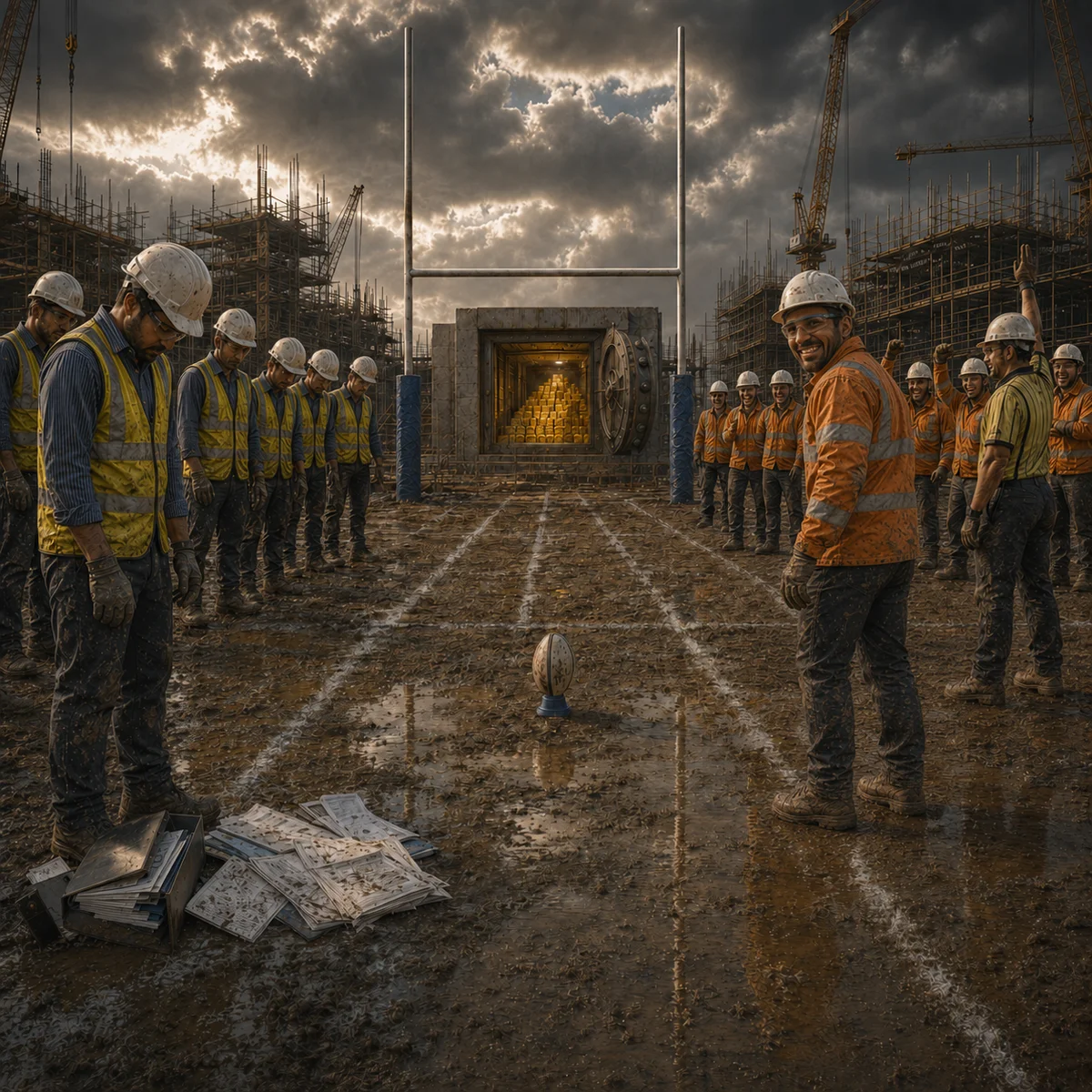 Don't give them a free kick practical construction wisdom artwork