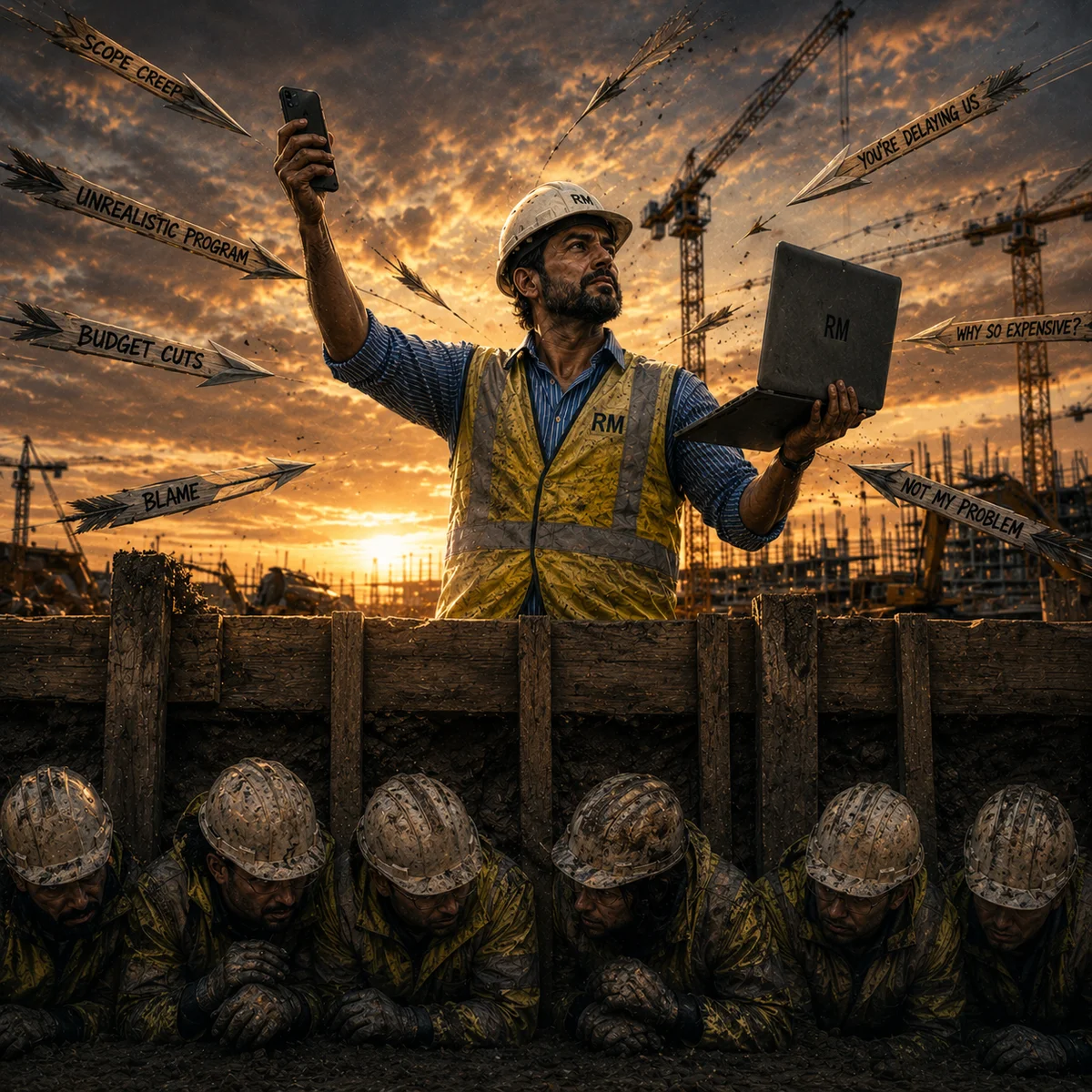 Head above the parapet practical construction wisdom artwork