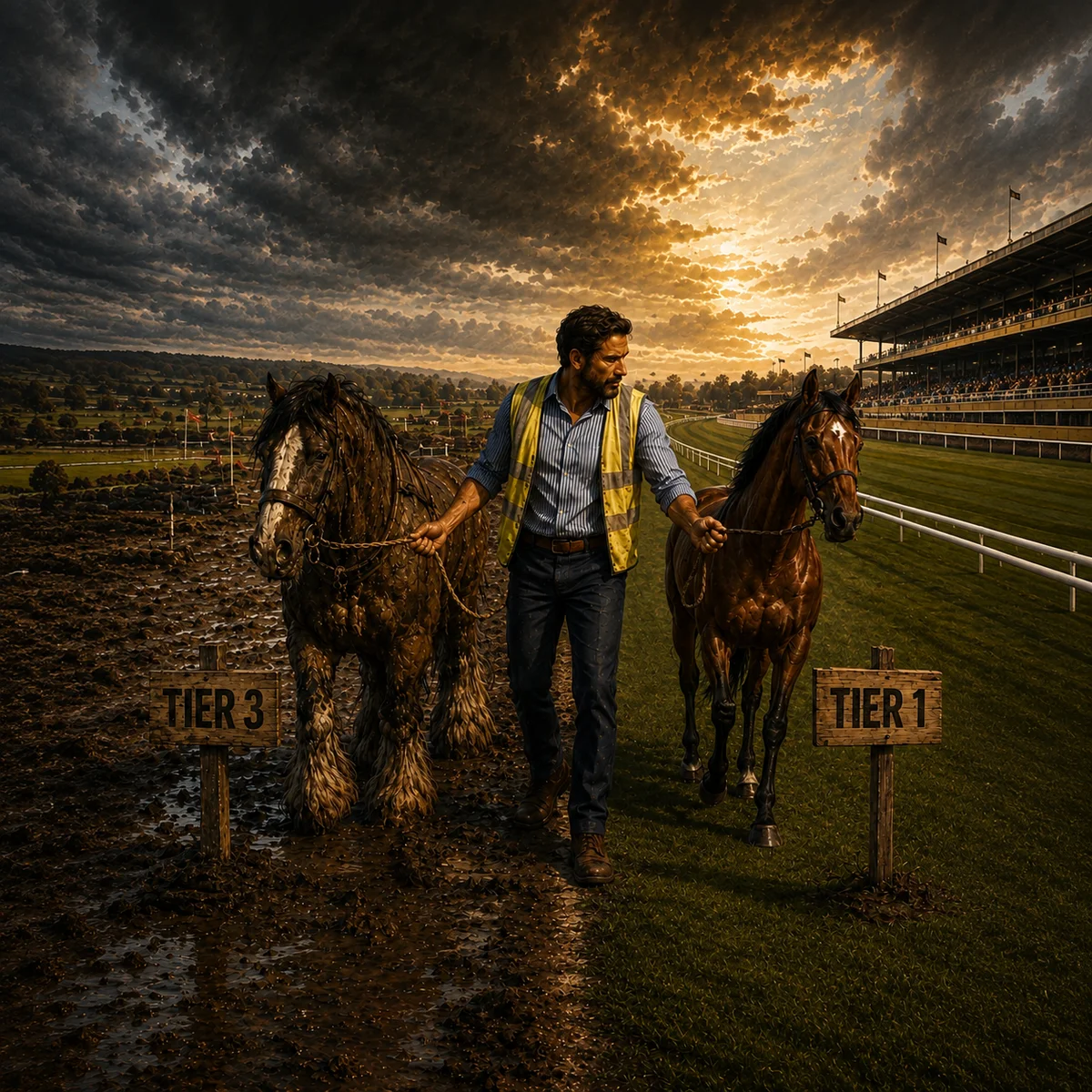 Horses for courses practical construction wisdom artwork