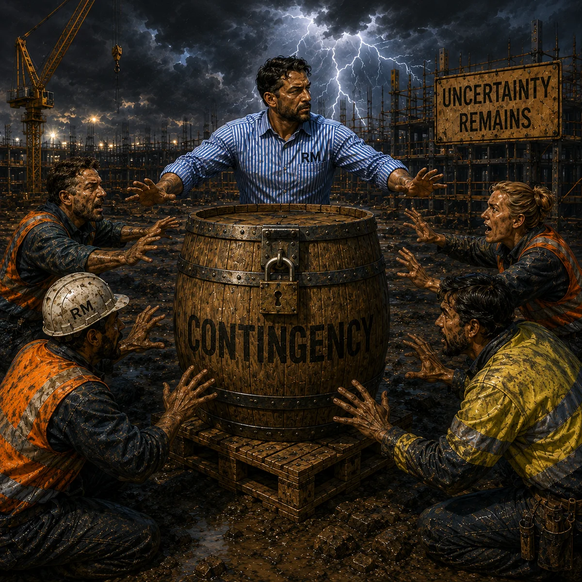 Keep your powder dry practical construction wisdom artwork