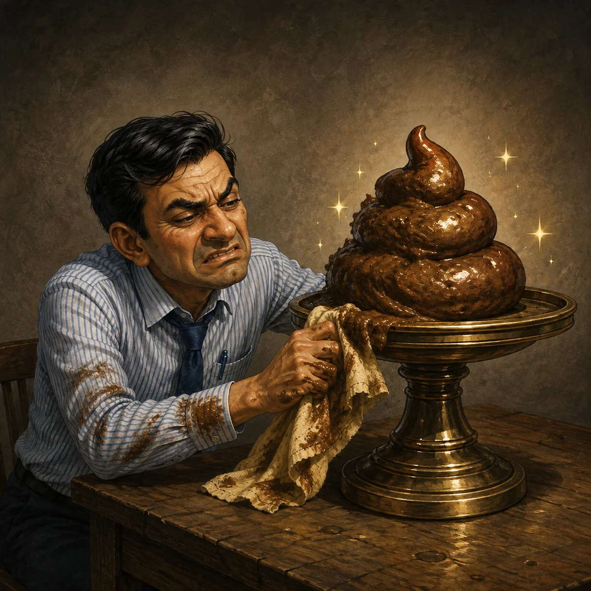 Like trying to polish a turd practical construction wisdom artwork