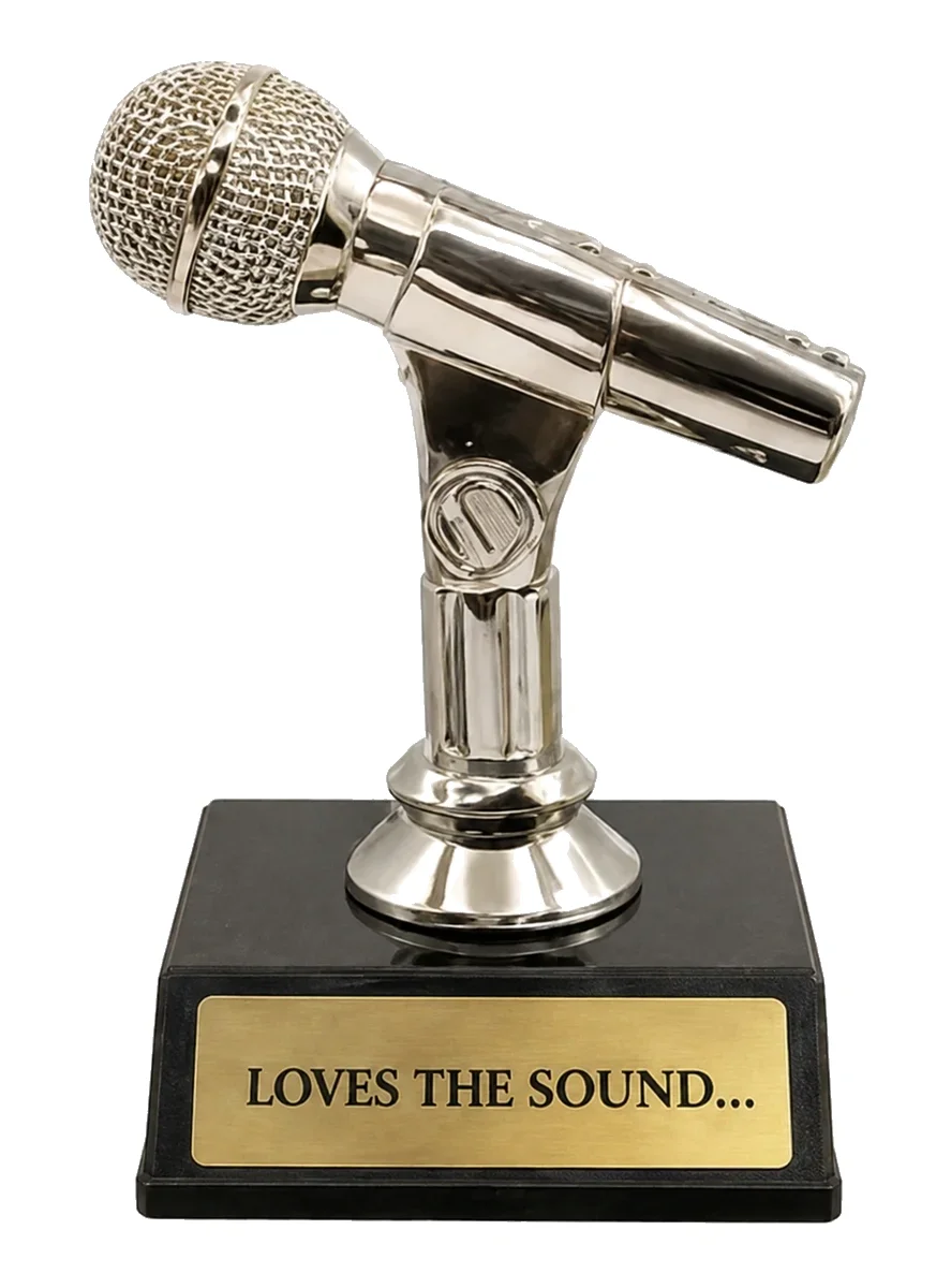 LOVES THE SOUND trophy marker