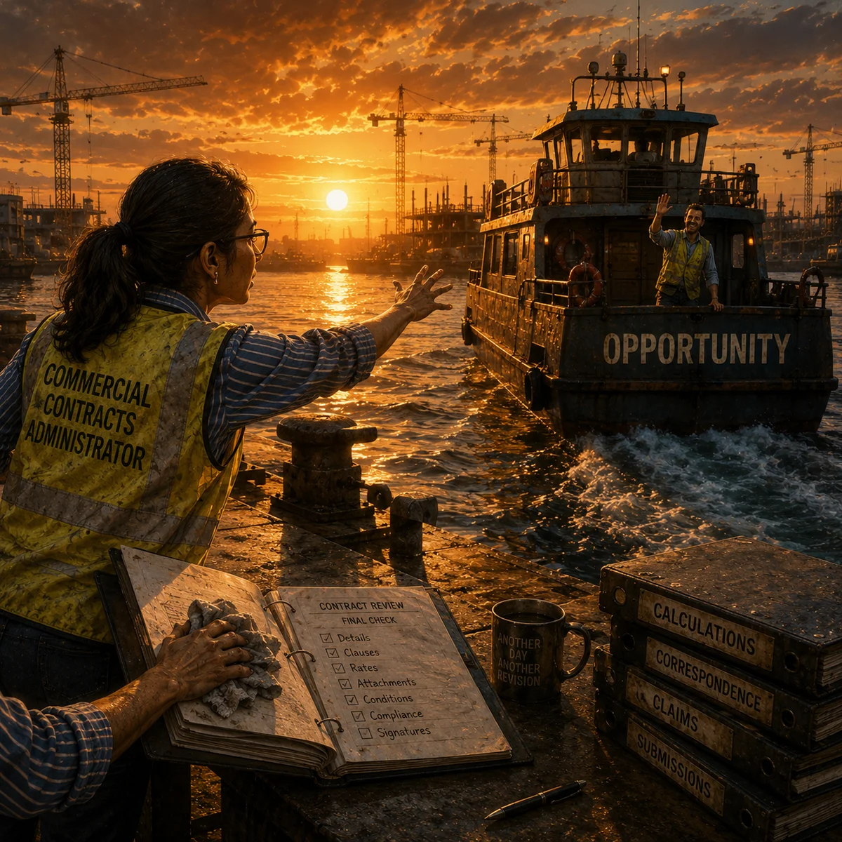 Missed the boat practical construction wisdom artwork