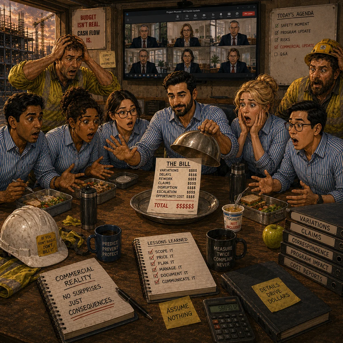 No such thing as a free lunch practical construction wisdom artwork