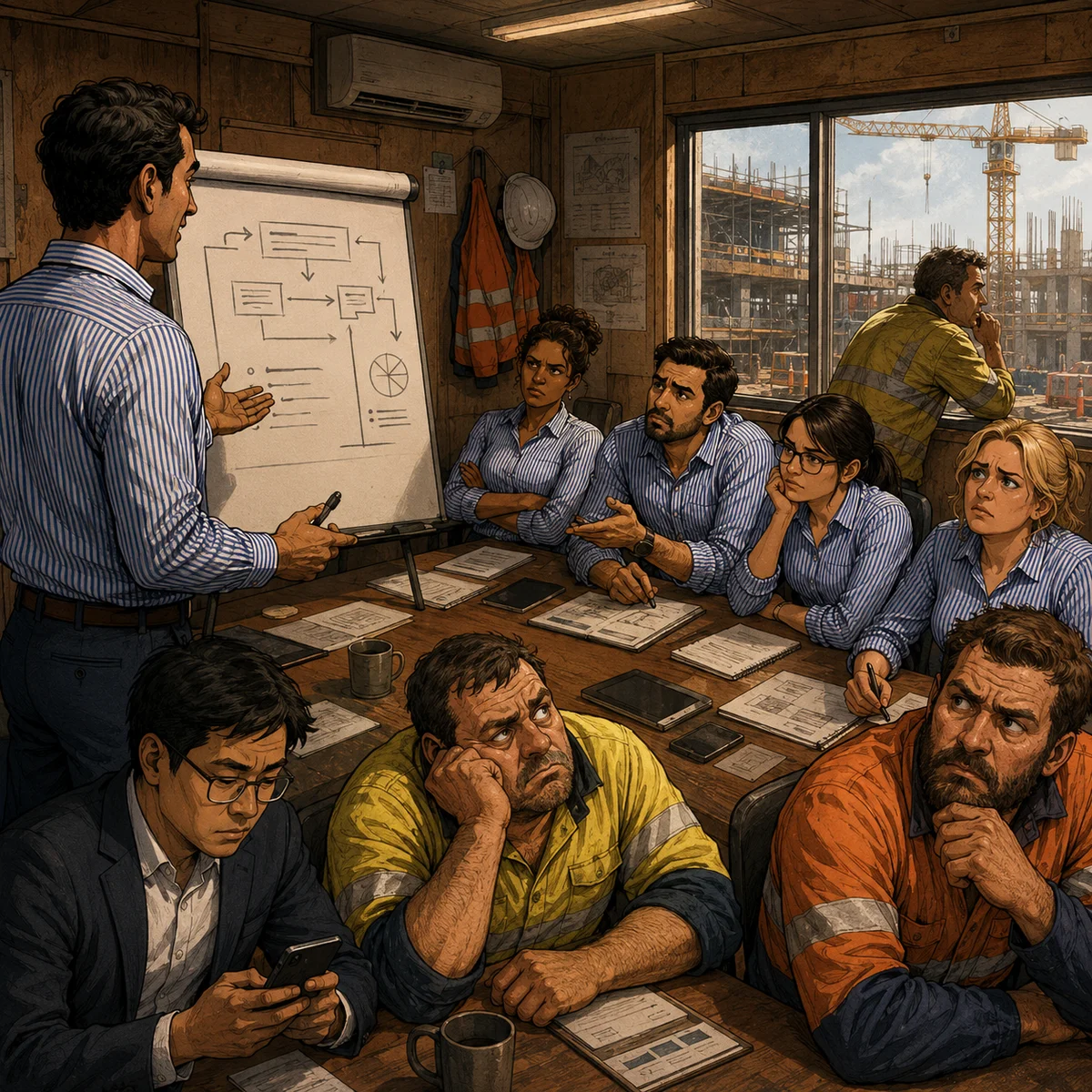 Read the room practical construction wisdom artwork