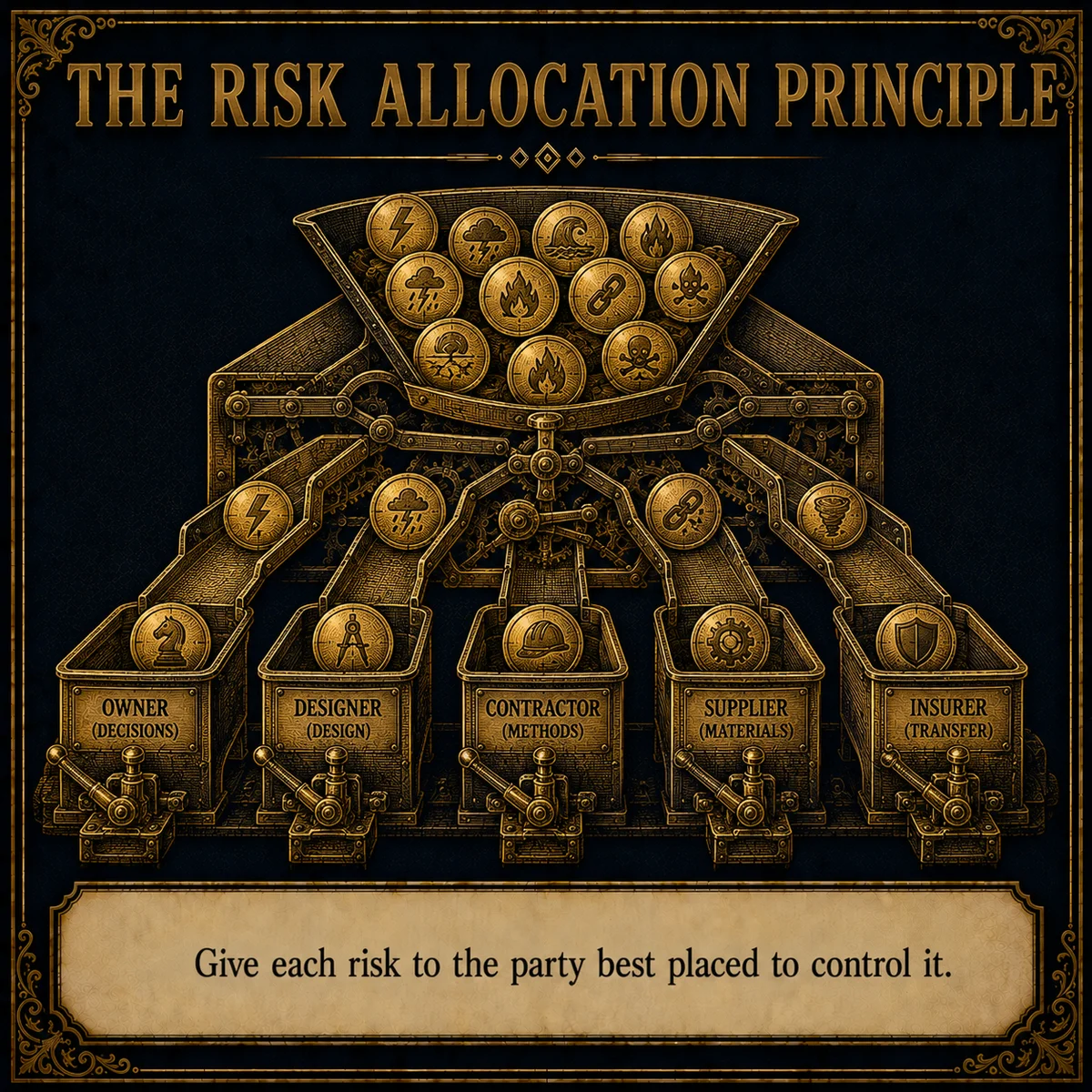 Risk Allocation Principle operating law artwork