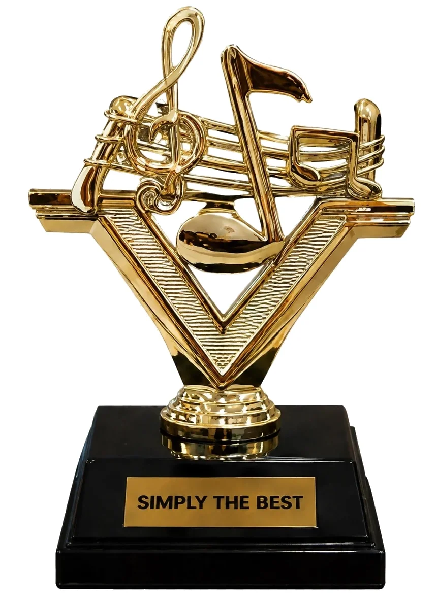 SIMPLY THE BEST trophy marker