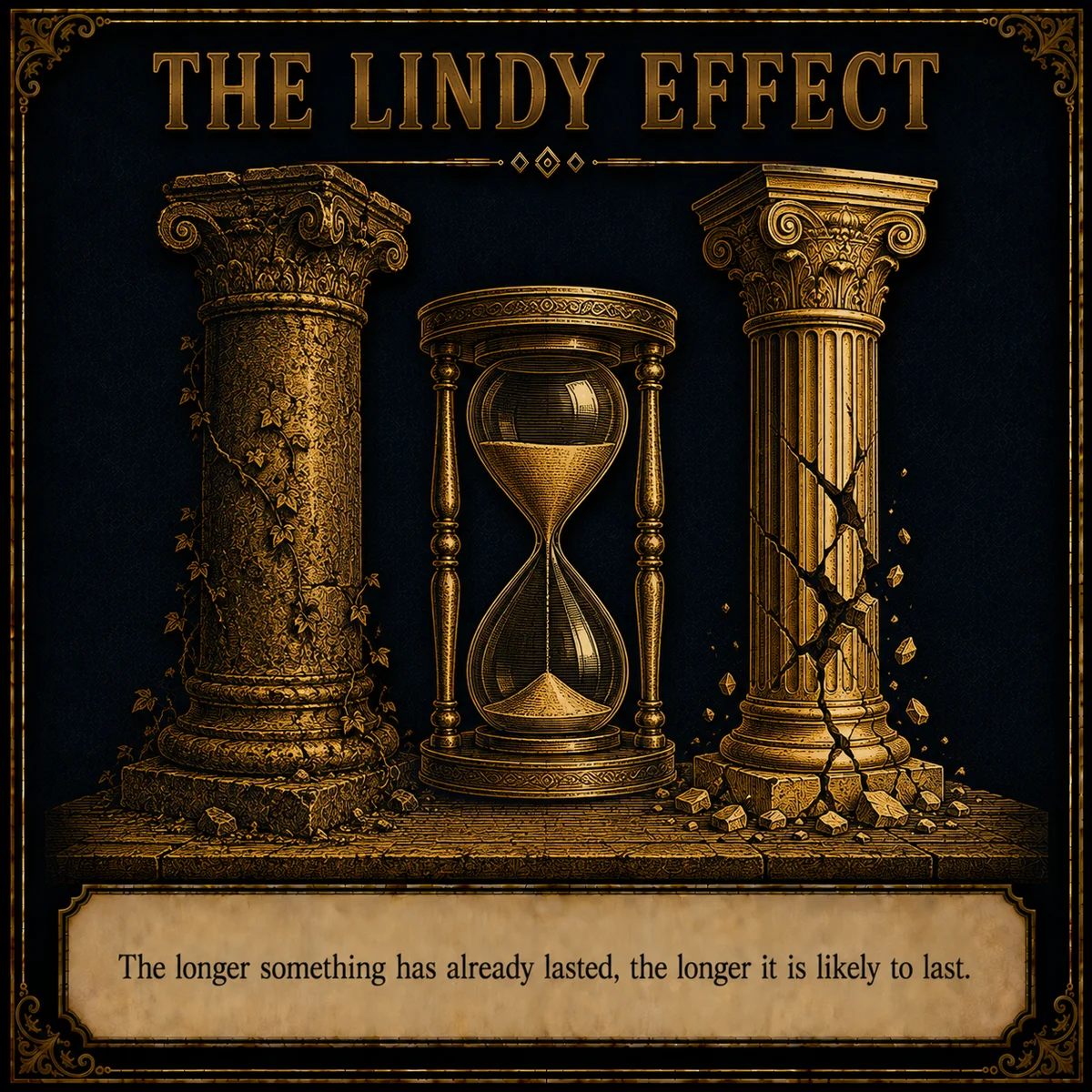 The Lindy Effect operating law artwork