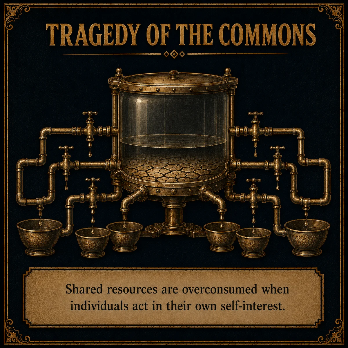 Tragedy of the Commons operating law artwork