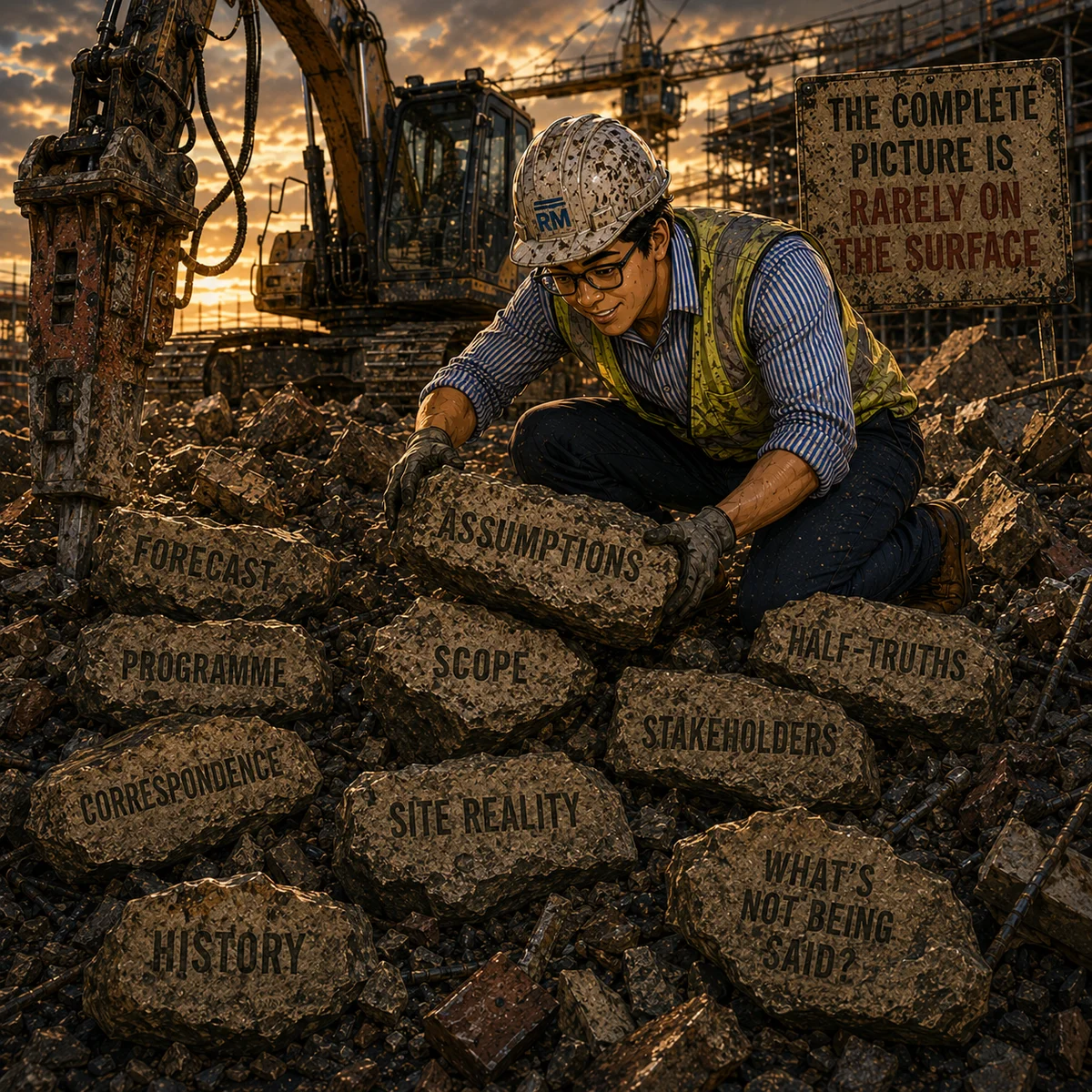 Turn over every rock practical construction wisdom artwork
