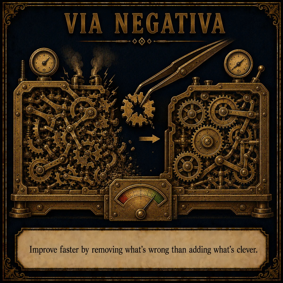 Via Negativa operating law artwork